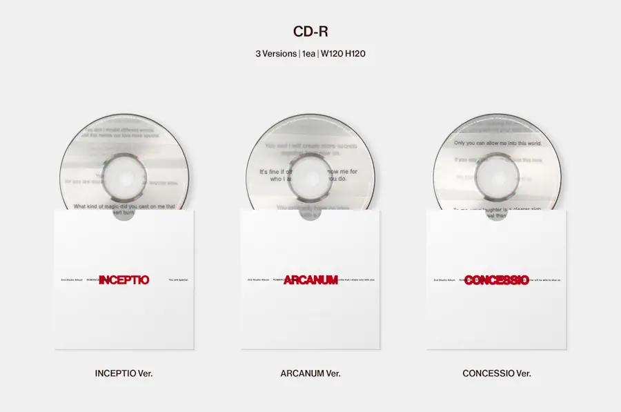 ENHYPEN 2nd Album ROMANCE UNTOLD (INCEPTIO ARCANUM CONCESSIO Version) cd
