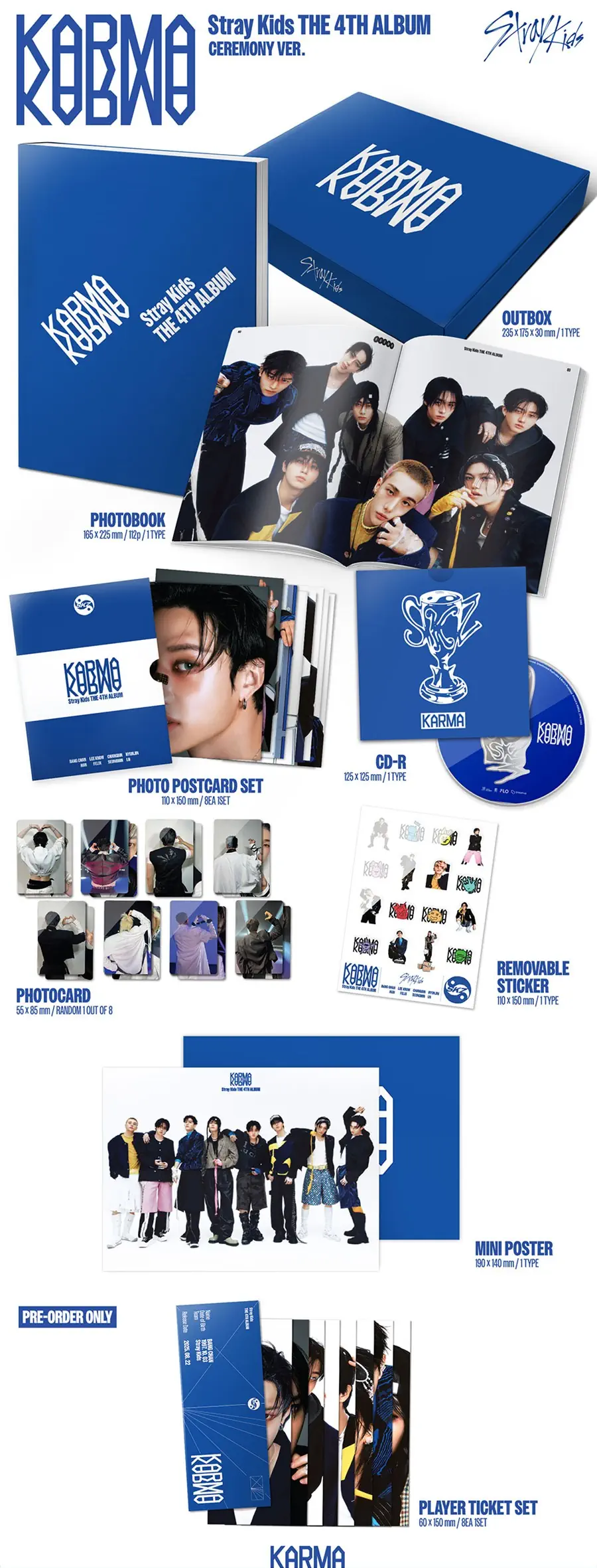 Stray Kids 4th Full Album KARMA (CEREMONY Version)