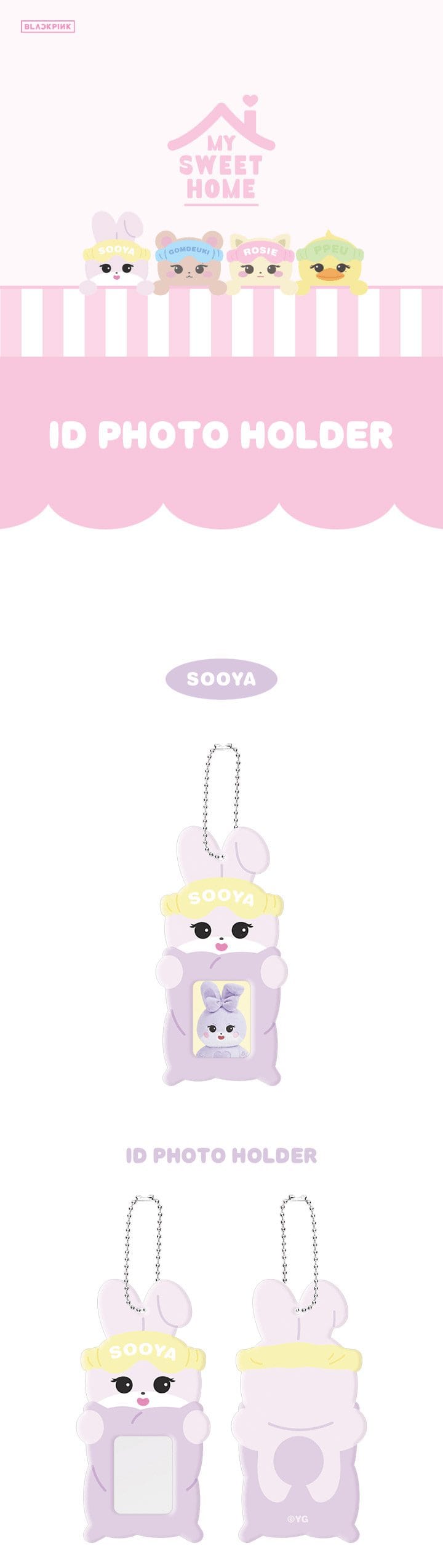BLACKPINK BPTOURMSH Goods - CHARACTER ID PHOTO HOLDER SOOYA