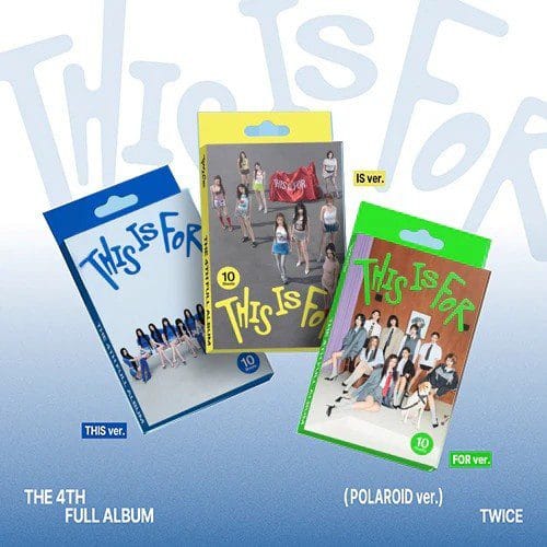TWICE 4th Full Album [THIS IS FOR] (POLAROID Ver.)