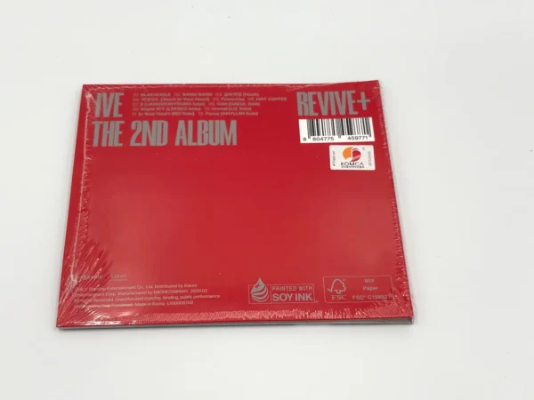 IVE The 2nd Album - REVIVE (Digipack Ver. Limited) back IVE The 2nd Album - REVIVE+ (Digipack Ver. Limited)