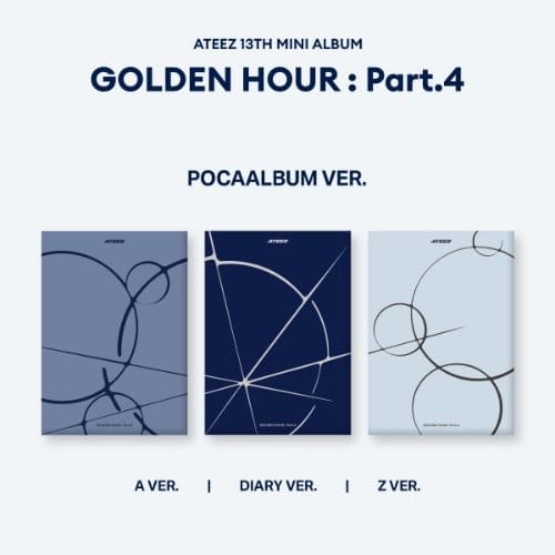 ATEEZ_13thalbum_Goldenhour_Part4_voorplaatje ATEEZ 13th Mini Album - GOLDEN HOUR : Part.4 (POCAALBUM Version)
