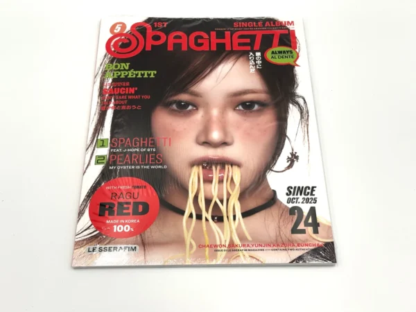 LE SSERAFIM 1st Single Album - SPAGHETTI (COMPACT Ver.)
