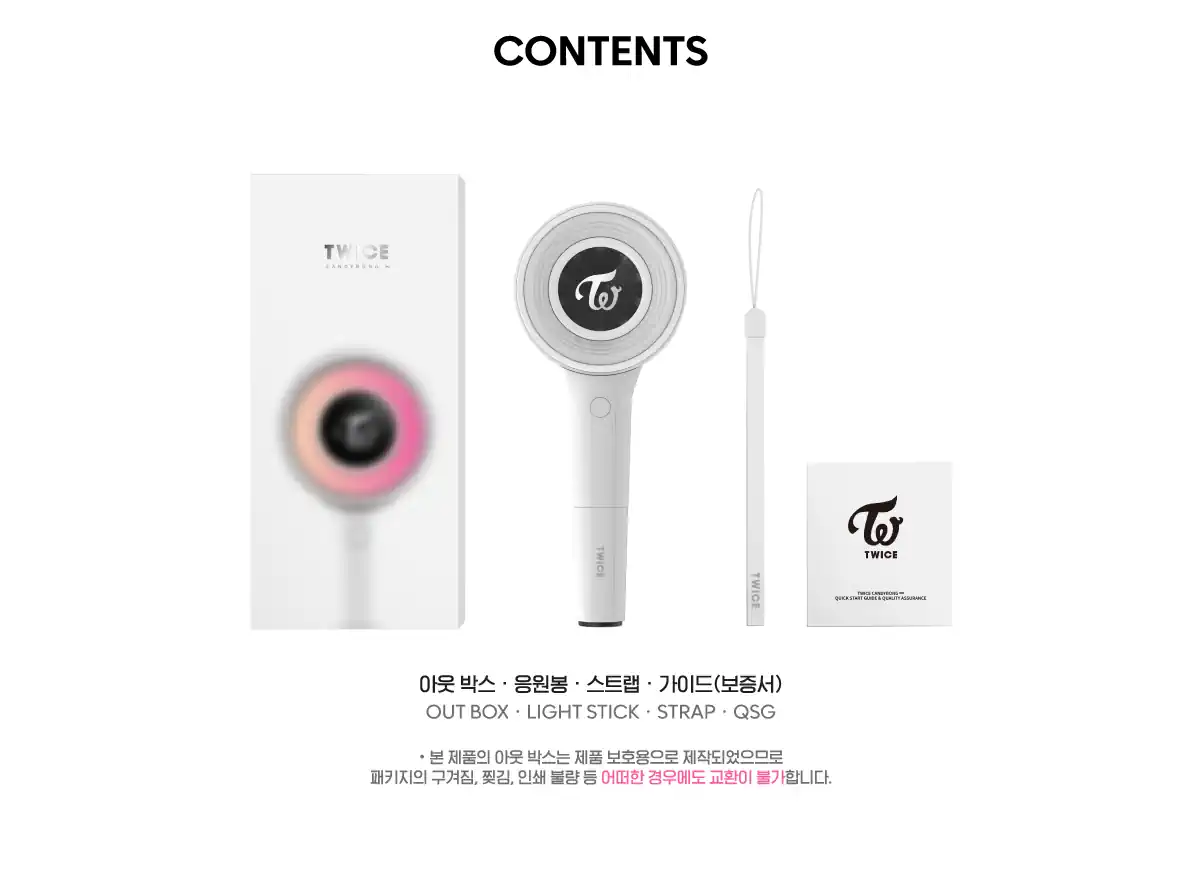 TWICE - Candy Bong contents