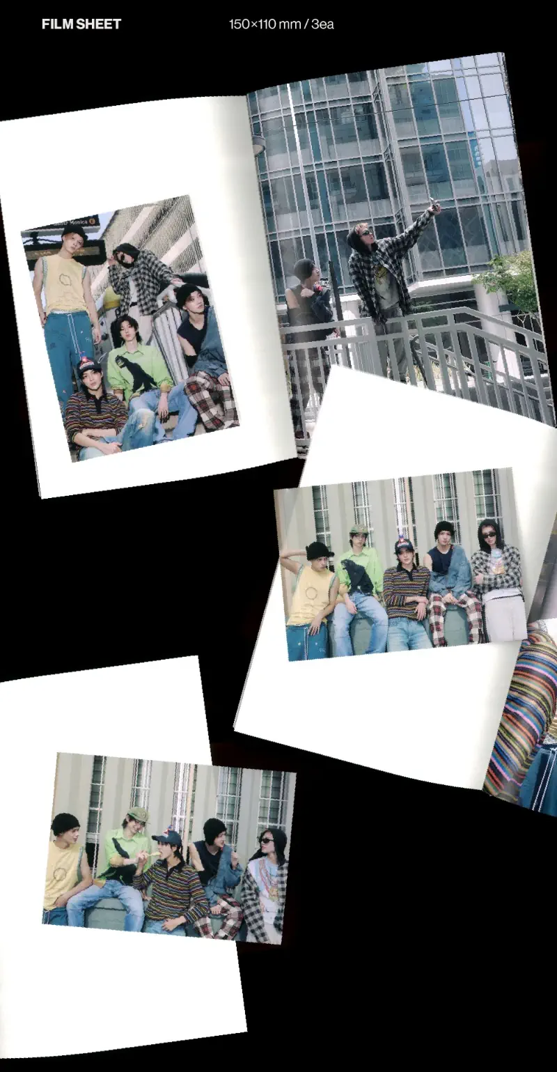 CORTIS 1st EP - COLOR OUTSIDE THE LINES (Scene 1 Ver) film sheet