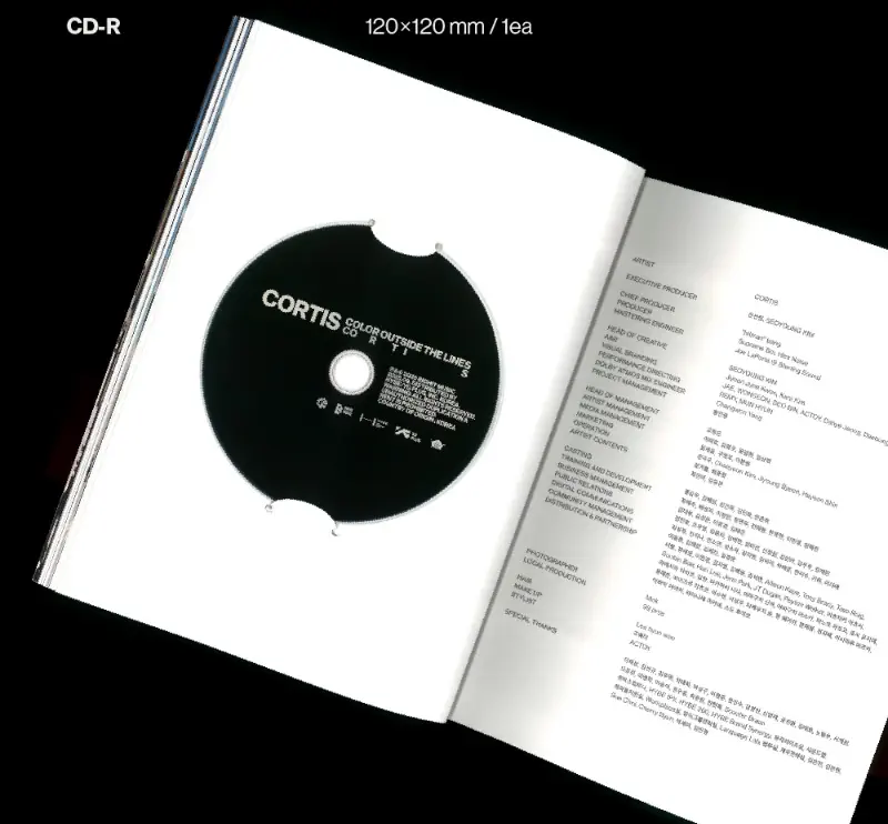 CORTIS 1st EP - COLOR OUTSIDE THE LINES (Scene 2 Ver) cd