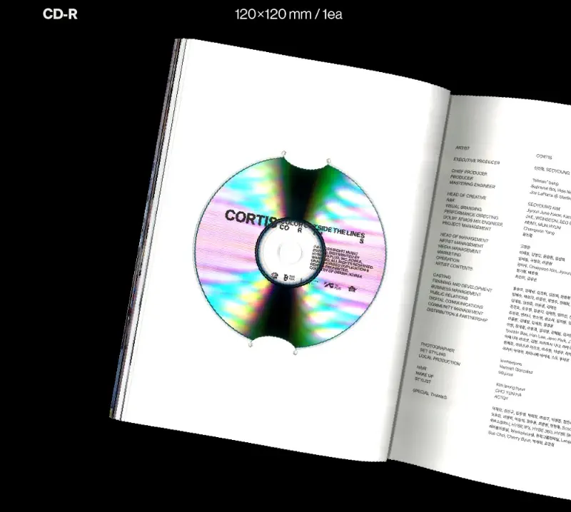 CORTIS 1st EP - COLOR OUTSIDE THE LINES (Scene 3 Ver) cd