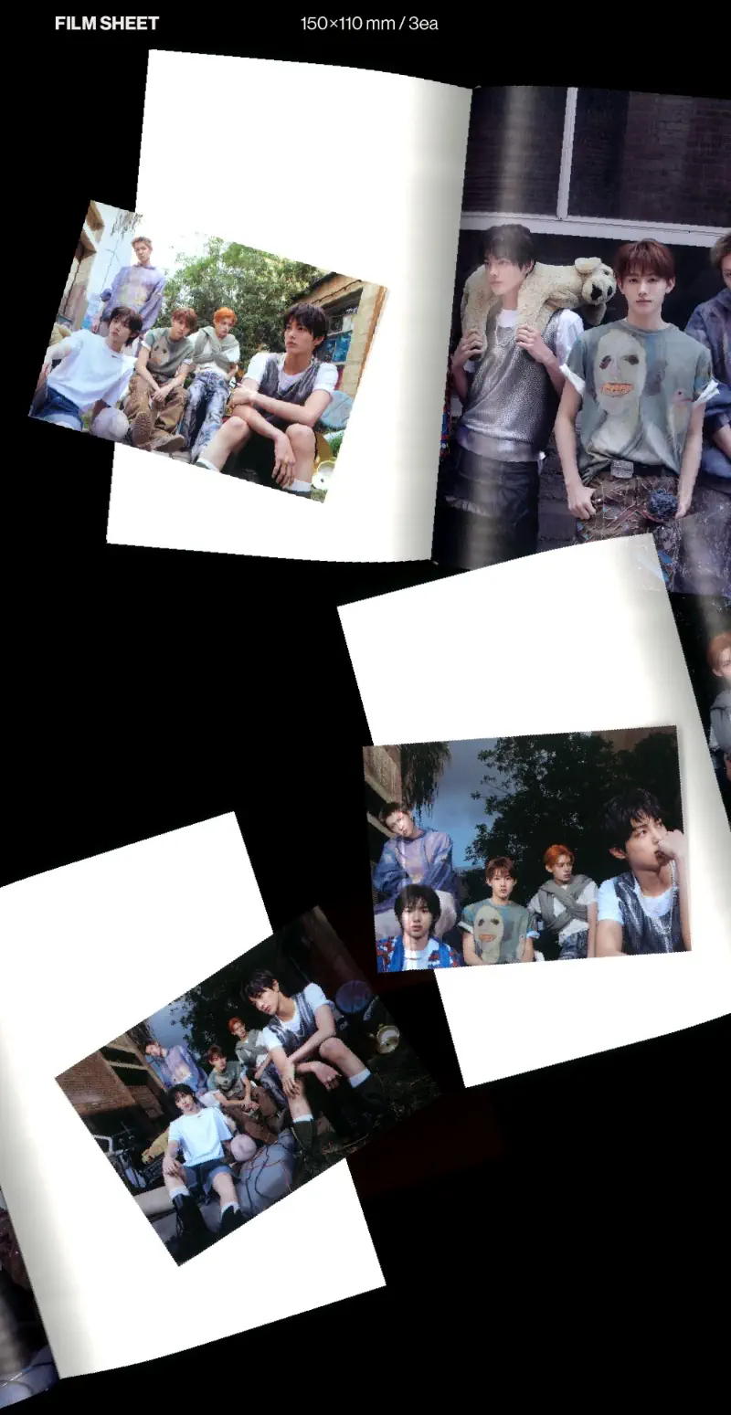 CORTIS 1st EP - COLOR OUTSIDE THE LINES (Scene 3 Ver) film sheet