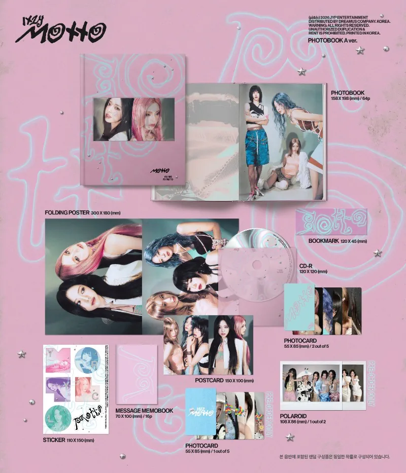 ITZY 12th Mini Album - Motto (Photobook ver.) Versie A