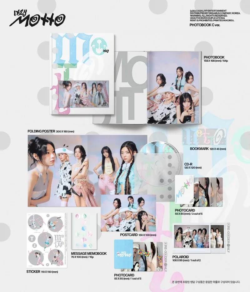 ITZY 12th Mini Album - Motto (Photobook ver.) Versie C