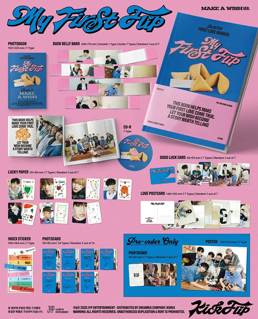 KickFlip 3th Mini Album - My First Flip MAKE A WISH
