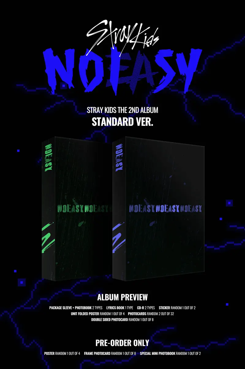 Een beschrijving van het album NOEASY van Stray Kids