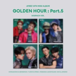 ATEEZ 14th Mini Album – GOLDEN HOUR Part.5 (DIGIPACK UNIT Ver.) ATEEZ 14th Mini Album – GOLDEN HOUR Part.5 (DIGIPACK UNIT Ver.)