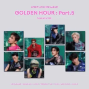 ATEEZ 14th Mini Album – GOLDEN HOUR Part.5 (DIGIPACK Ver.) ATEEZ 14th Mini Album – GOLDEN HOUR Part.5 (DIGIPACK Ver.)
