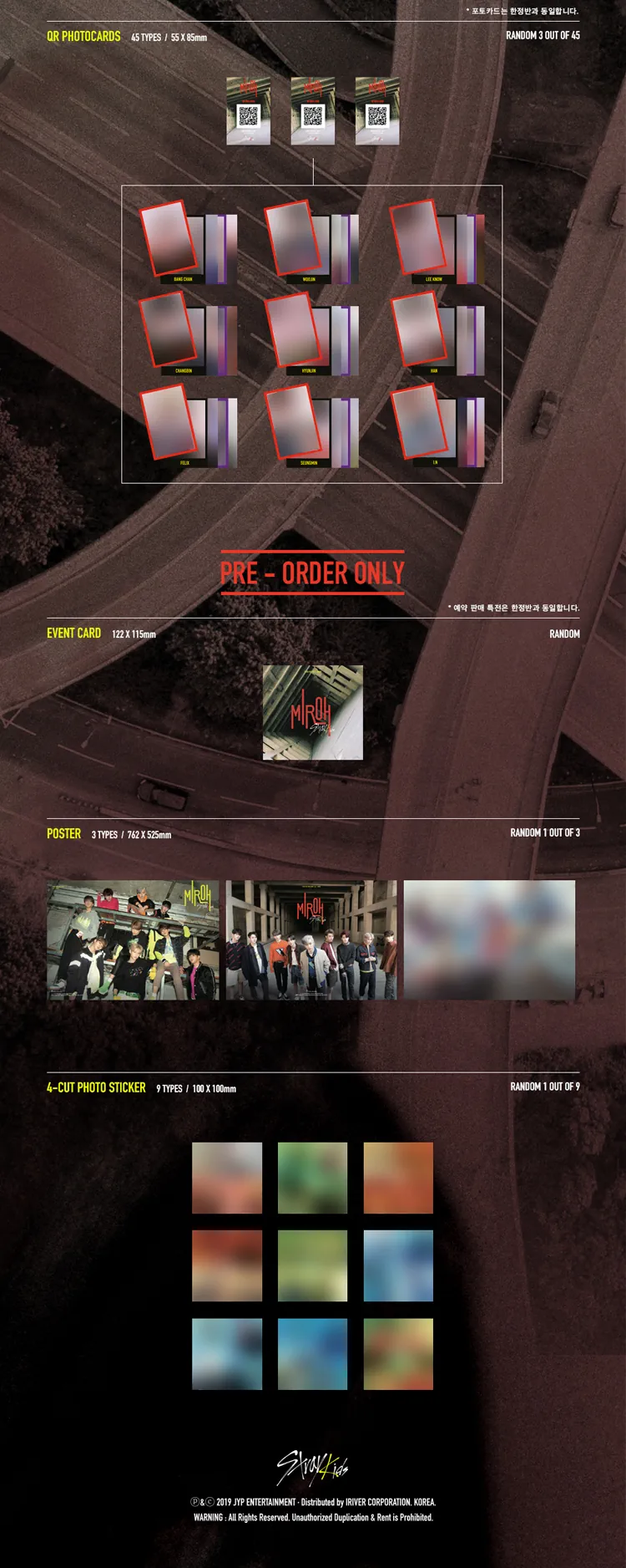 Stray Kids 4th Mini Album Clé 1 MIROH (Normal Ver.) content more
