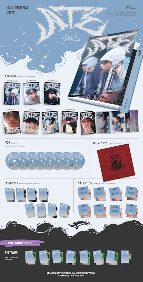 Stray Kids 9th Mini Album - ATE (Accordion Ver.) content