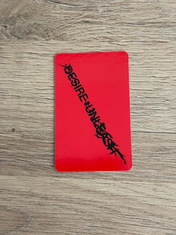 ENHYPEN – DESIRE UNLEASH Photocard [red] – backside