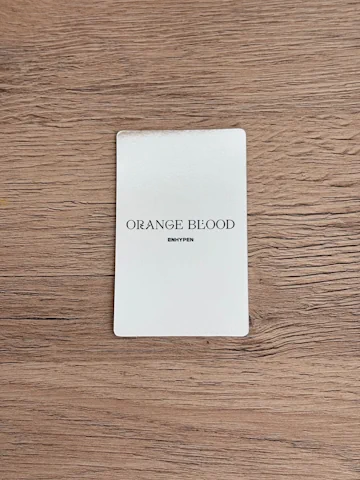 ENHYPEN – ORANGE BLOOD Photocard [silver] – Sunghoon