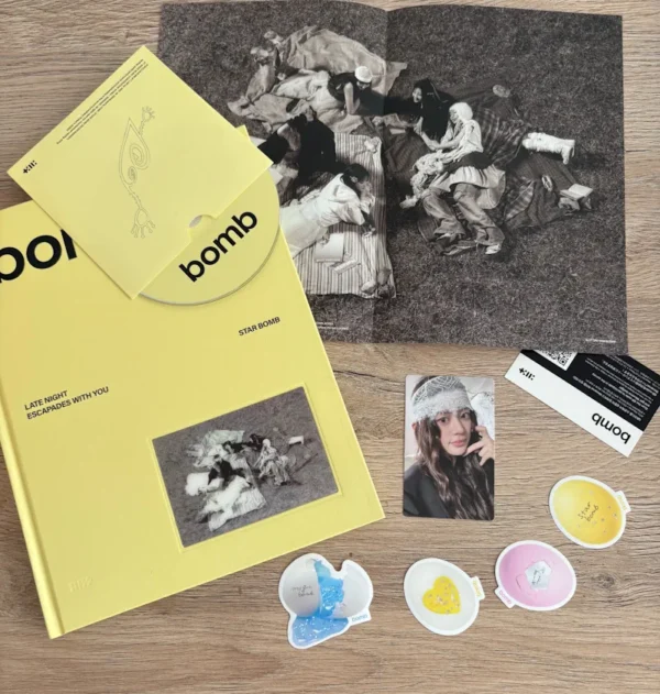 ILLIT 3rd Mini Album - bomb (yellow STAR BOMB version) (Outlet)