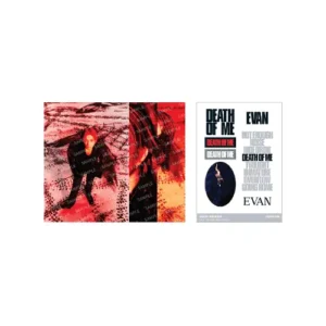 EVAN MD DEATH OF ME Postcard & Sticker Set EVAN MD DEATH OF ME Postcard & Sticker Set